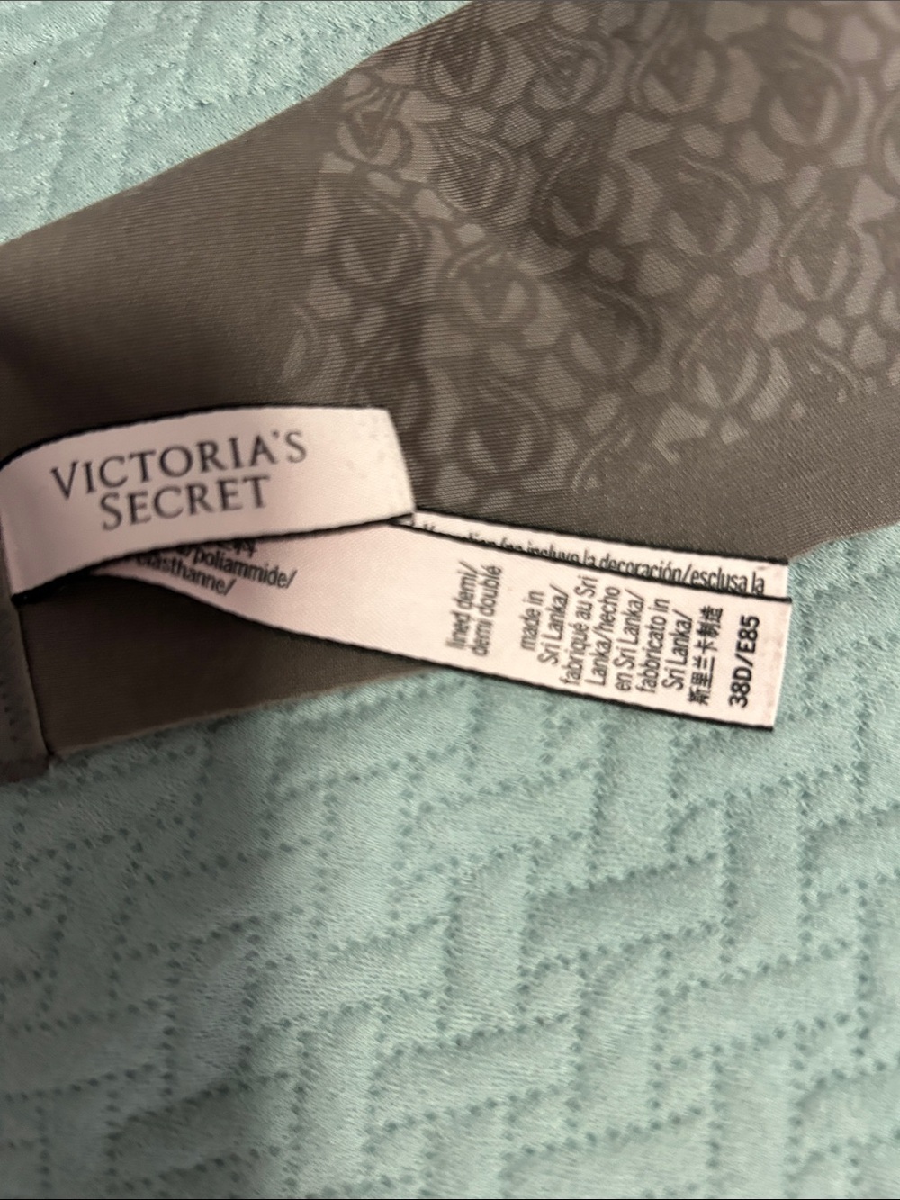Victoria's Secret Smooth Push-Up Bra in Brown size 38 D nwot - Picture 3 of 4